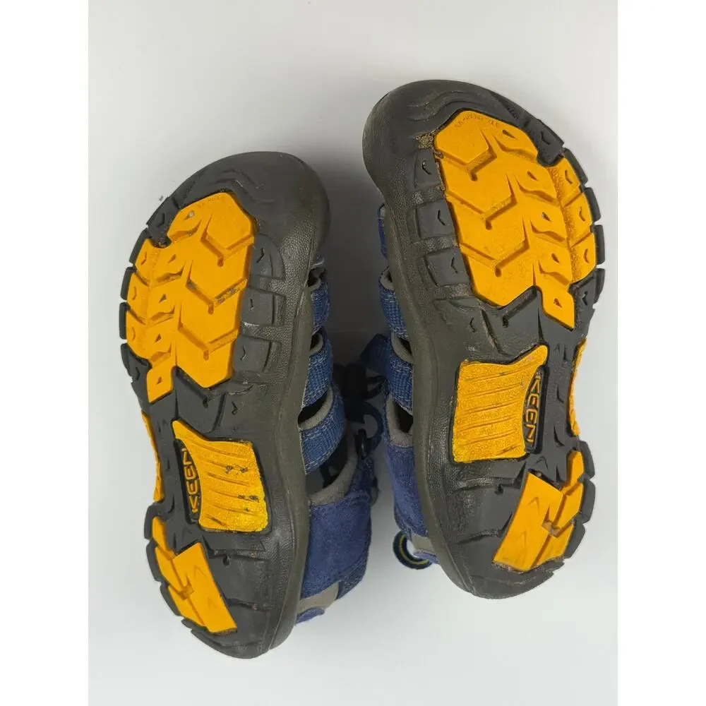 Keen Little Boy Newport H2 Walking Waterproof Sandals Size US10 EU27.5 Blue